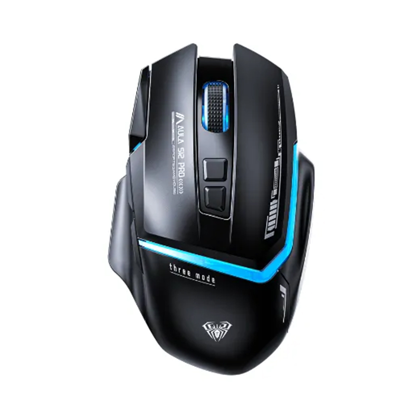 Chuột gaming có dây Aula S12 Pro (Usb/Rgb/Đen)