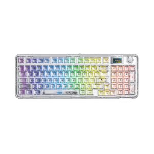 Bàn phím cơ gaming AULA F-NB98 (3 Mode/Màu Trắng/Rgb/Snow Plume switch)