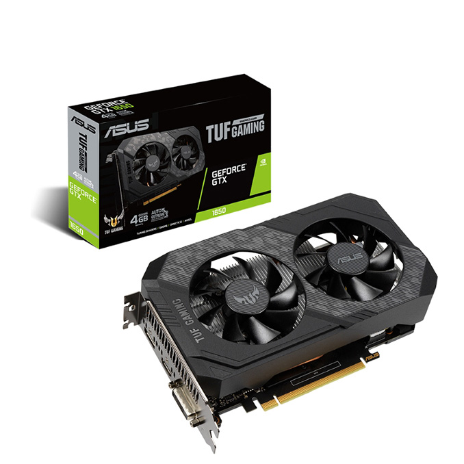 Card màn hình Asus TUF GTX 1650-4GD6 GAMING - Cũ đẹp (Box)