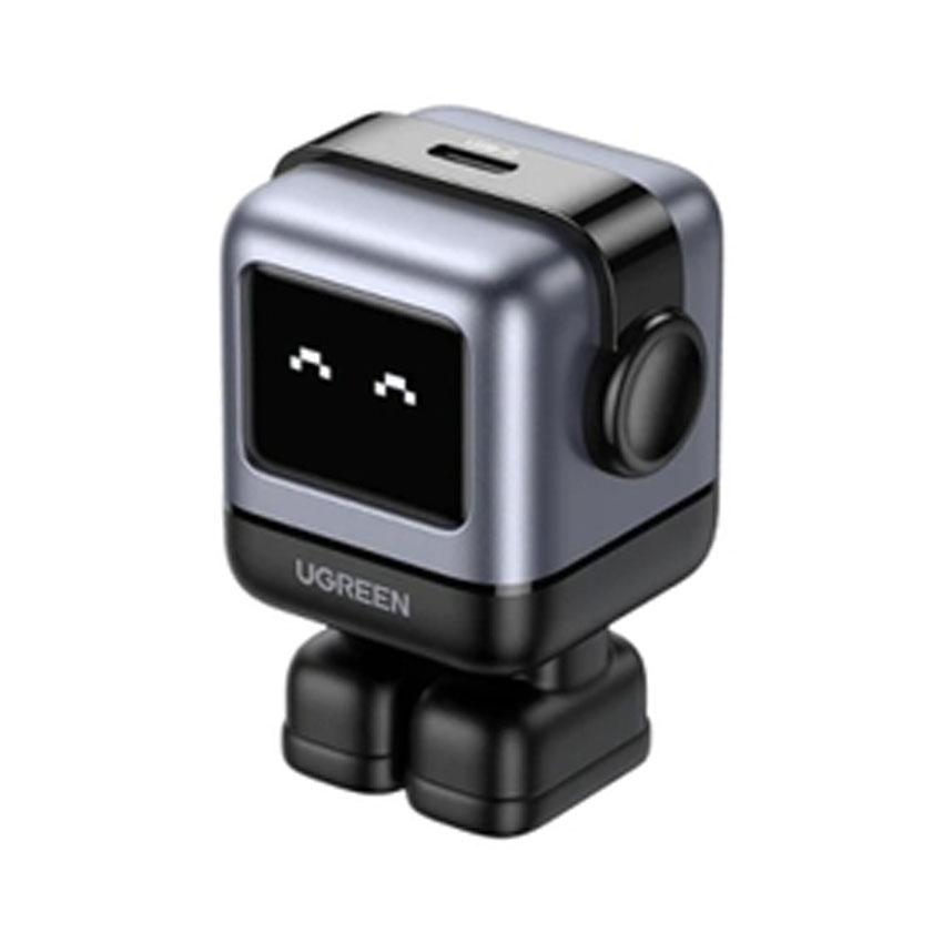 Củ sạc Ugreen GAN Nexode Small Robot 65W CD361 Dual USB-C (US) Màu Xám (15570)