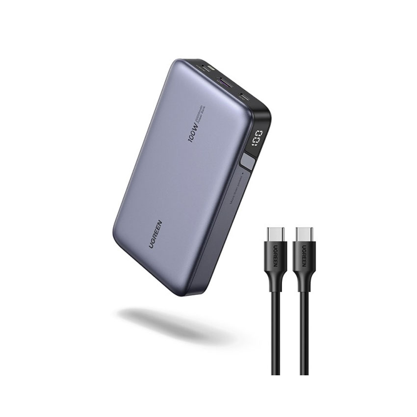 Pin sạc dự phòng Ugreen PB720 hai chiều Power Bank 20.000mAh 100W (25188)