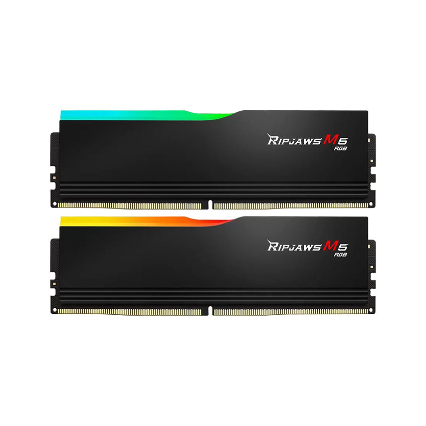 Ram Desktop Gskill RIPJAWS M5 RGB (F5-5200J4040A32GX2-RM5RK) 64GB (2 x 32GB) DDR5 5200MHz