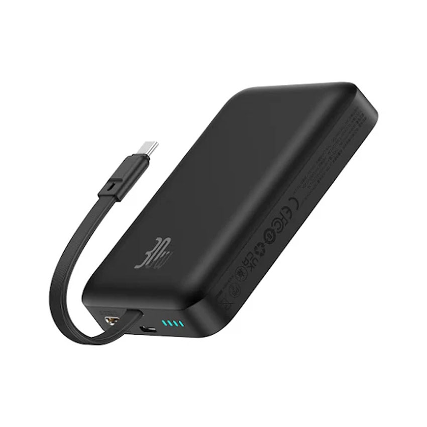 Pin sạc dự phòng Baseus Magnetic Mini Fast Charge Type-C Edition 10.000mAh 30W - Màu đen