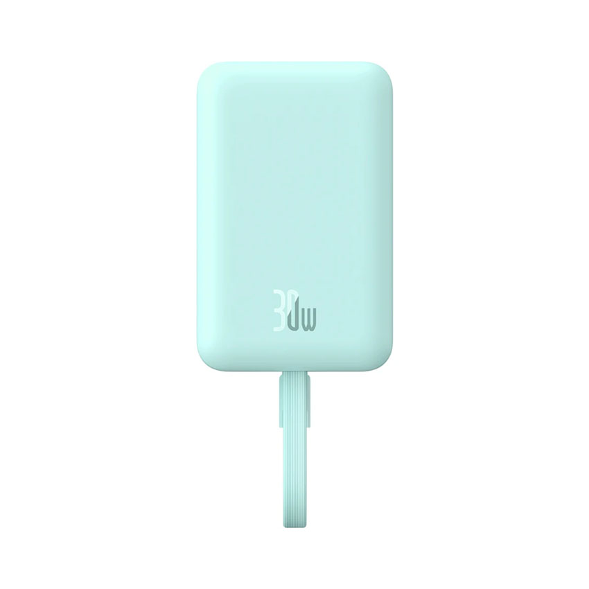 Pin sạc dự phòng Baseus Magnetic Mini Fast Charge Type-C Edition 10.000mAh 30W - Màu Xanh Bạc Hà