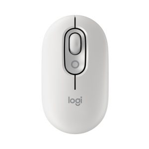 Chuột không dây Logitech Pop Mouse with EMOJI màu Trắng