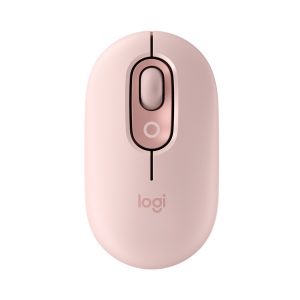 Chuột không dây Logitech Pop Mouse with EMOJI màu Hồng