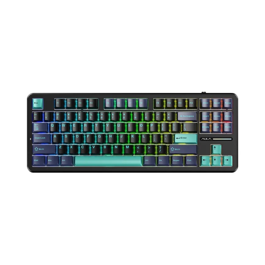 86909_ban_phim_co_gaming_aula_f87_f87_pro_3_mode_xanh_dam_den_xanh_co_vit_grey_wood_v4_switch_1 Bàn phím cơ gaming AULA F87/F87 Pro (3 Mode/Xanh Đậm+Đen+Xanh Cổ Vịt/Grey Wood V4 Switch)