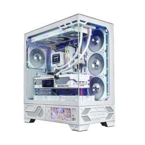 Vỏ Case VALKYRIE VK03 CASE LCD WHITE (ATX/Rad 360/Màn hình)