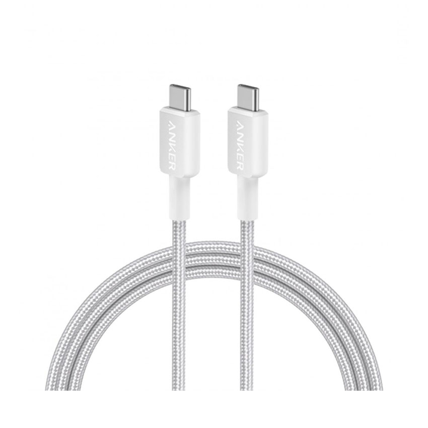 87058_cap_sac_anker_322_c_c_1_8m_nylon_trang_white_b2b_a81f6h21 Cáp sạc Anker 322 C-C 1.8m Nylon Trắng (White) B2B_A81F6H21