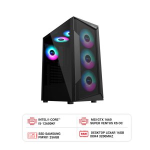 PC HACOM SNIPER 001 (I5 12600KF/B660/16GB RAM/256GB SSD/GTX 1660Super)