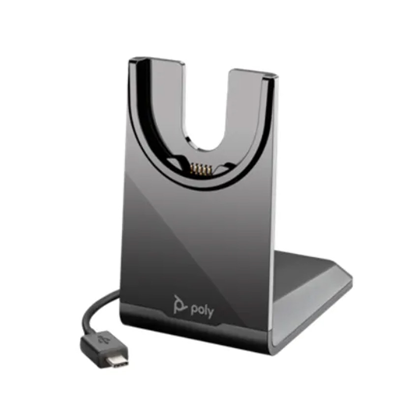 87328_gia_do_kem_sac_cho_tai_nghe_khong_day_poly_vfocus2 Giá đỡ kèm sạc cho tai nghe không dây Poly VFocus2