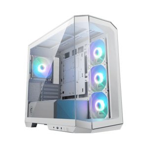 Vỏ case MSI MAG PANO M100R PZ WHITE (mATX/Màu Trắng/Kèm 4 fan)