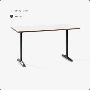 Mặt bàn 1m2 HyperWork Core Desk HPW-TT03-WHT Trắng V1 (Chưa bao gồm khung bàn)