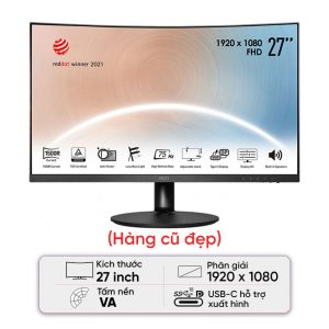 Màn hình MSI MD271CP (27 inch/FHD/VA/75Hz/4ms/Loa/Cong/USB TypeC) - Cũ đẹp (Box)