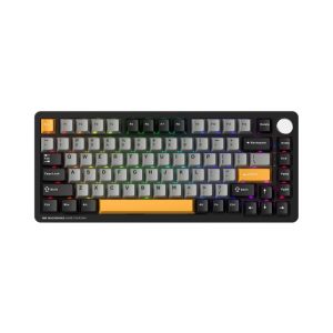 Bàn phím cơ Machenike K600-B82W Tri-mode RGB (Màu Đen)