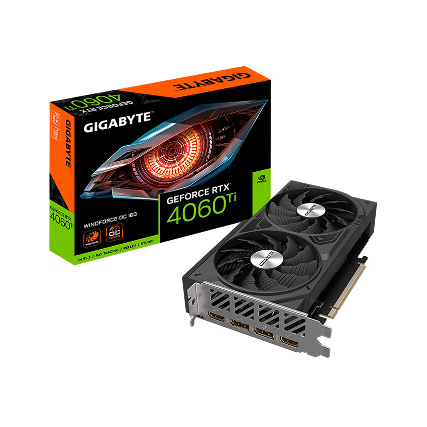Card màn hình Gigabyte RTX 4060 Ti WINDFORCE OC 16GB