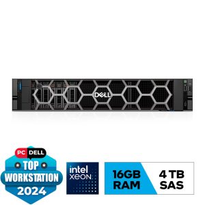 Server Dell PowerEdge R760xs/ 8x3.5"/Silver 4510 / 16GB RDIMM/ 4TB SAS/ PERC H755/ iDRAC9 Ent/ 2 x 800W/ BC5720 DP/ BC57414 DP/DVDROM EXT-42SVRDR760-S5A