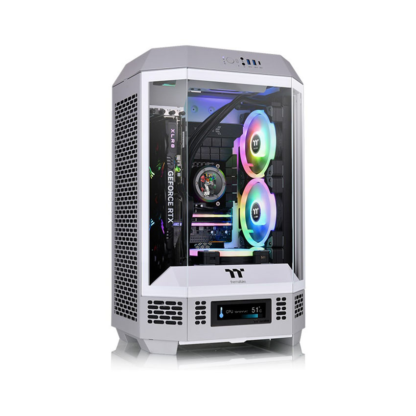 Case Thermaltake Tower 300 Limestone (mATX/Mid Tower/3 Fan)