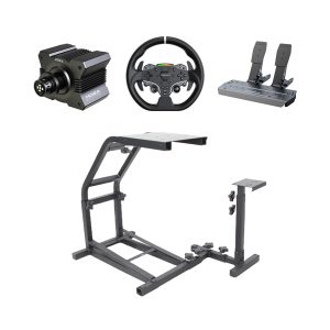 Hệ thống mô phỏng lái xe HACOM Racing Silver 7 (GT/F1/Rally) (Moza R5 Bundle/Khung Art Cockpit SIMPLE FRAME)