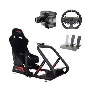 Hệ thống mô phỏng lái xe HACOM Racing Silver 13  (GT/F1/Rally ) (Moza R3 Bundle/Art Cockpit FIBER)