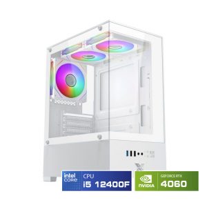 PC HACOM 031 ARTIC WHITE (Intel i5 12400F/ VGA RTX 4060)