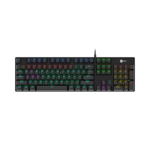 Bàn phím cơ gaming Lecoo KG1101 RGB đen Blue sw (USB)