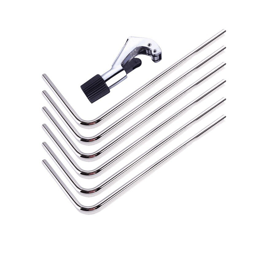 Gói nâng cấp ống kim loại tản nhiệt nước Bykski Metal Tube Kit - Silver