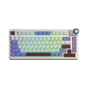 Bàn phím cơ gaming AULA AU75 (3 Mode/Tím + Be + Đỏ/ Star Vector switch)