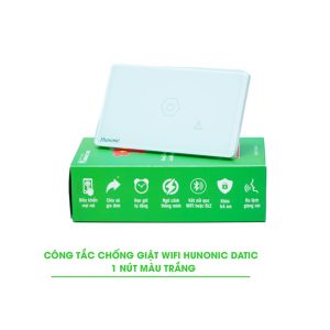 CÔNG TẮC CẢM ỨNG HUNONIC DATIC CSL CHỐNG GIẬT (Màu trắng)