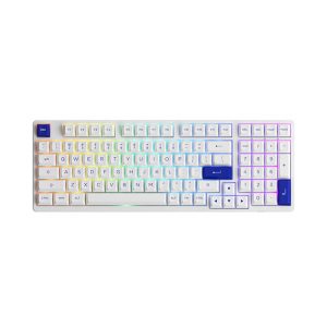 Bàn phím AKKO 3098B Multi-modes Blue on White (AKKO CS switch - Jelly Pink)