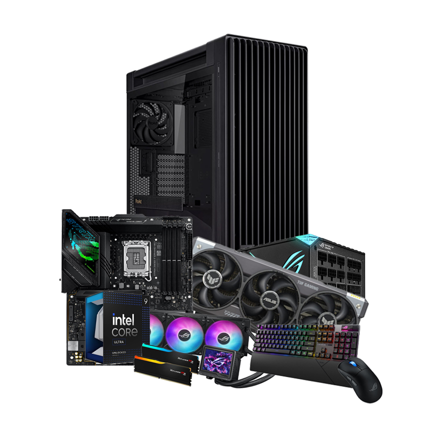 PC HACOM x ASUS  FLAGSHIP 001 POWERED BY ASUS ( Core Ultra 9 285K /VGA RTX 5080 / Gaming Gear )