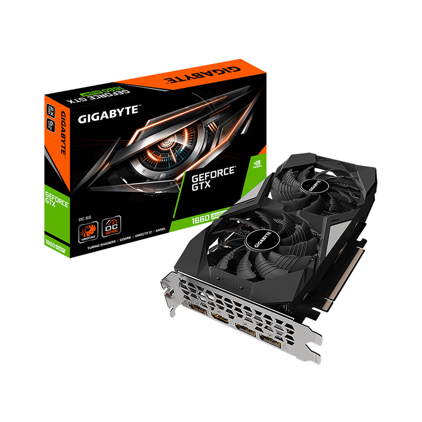 Card màn hình GIGABYTE GTX 1660 Super OC 6G - Cũ đẹp (Tray)