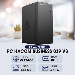 PC HACOM BUSINESS 039 V3 (Intel i5 12400/8GB RAM/512 GB SSD)