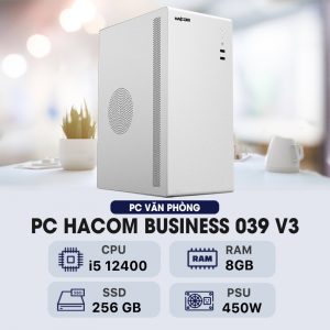 PC HACOM BUSINESS 039 V3 (Intel i5 12400/8GB RAM/256 GB SSD/White)