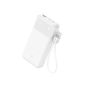 Sạc dự phòng Anker 2C1A 30W 20000mah (with charging cable) Trắng (White) B2B_A1384H21
