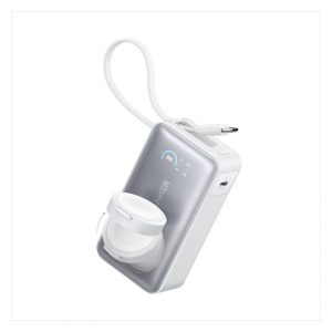 Sạc dự phòng Anker Nano 1C 35W 10000mah (Built-In USB-C, Made for Apple Watch) Trắng (White) B2B_A1657H21