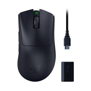 Chuột Razer DeathAdder V3 Pro và thiết bị chuyển đổi Razer HyperPolling Wireless Dongle (RZ01-04630300-R3WL)