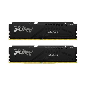 Ram Desktop Kingston FURY Beast RGB Black EXPO (KF556C36BBEK2-64) 64GB (2x 32GB) DDR5 5600Mhz