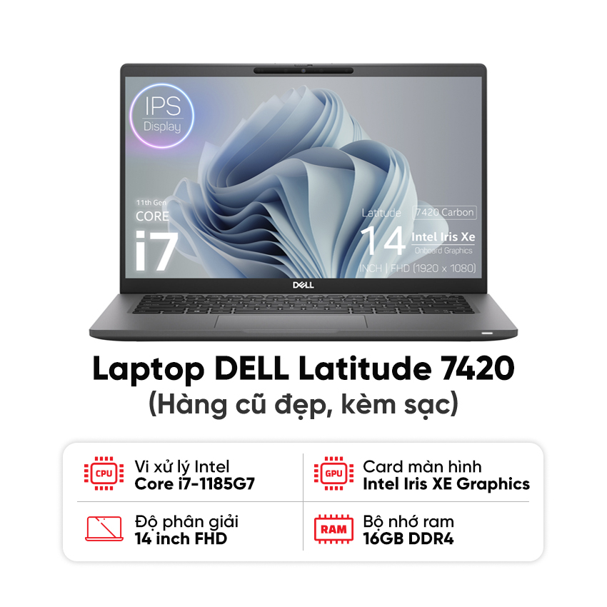 89273_laptop_dell_latitude_7420_i7_1185g7_16gb_ram_256gb_ssd_man_14_inch_fhd_kem_sac_hang_cu_dep-1 Laptop DELL Latitude 7420 / I7-1185G7 / 16GB RAM / 256GB SSD / Màn 14 inch FHD / Kèm sạc - Hàng cũ đẹp