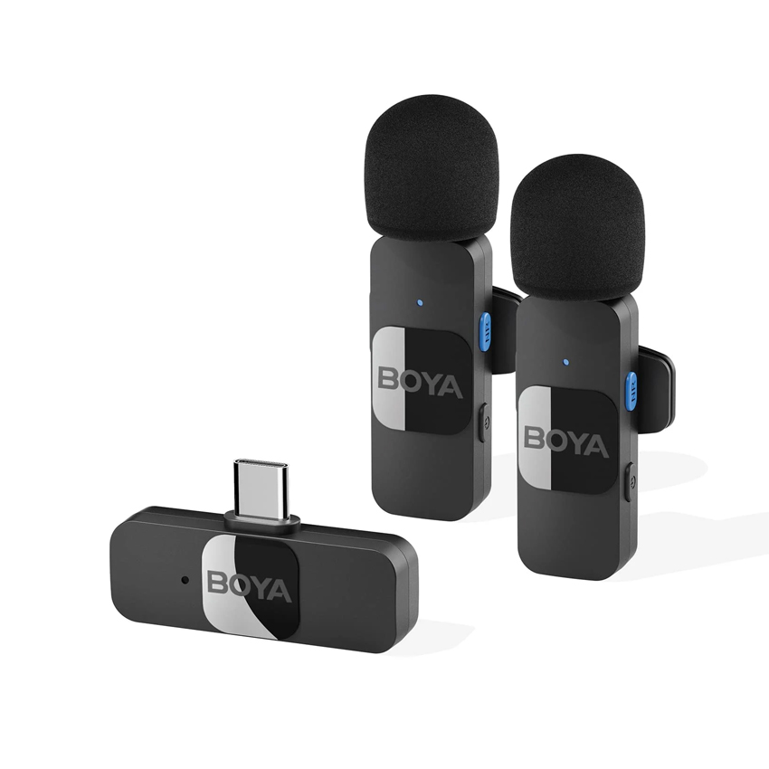 Micro không dây Boya BY-V20 - Màu đen