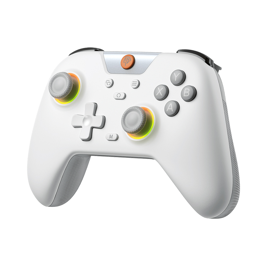 Tay cầm chơi game không dây EasySMX X05 Gaming Màu Trắng Xám (for Switch/Switch Lite/Switch OLED, Windows 7/8/8.1/10/11, Android/iOS)