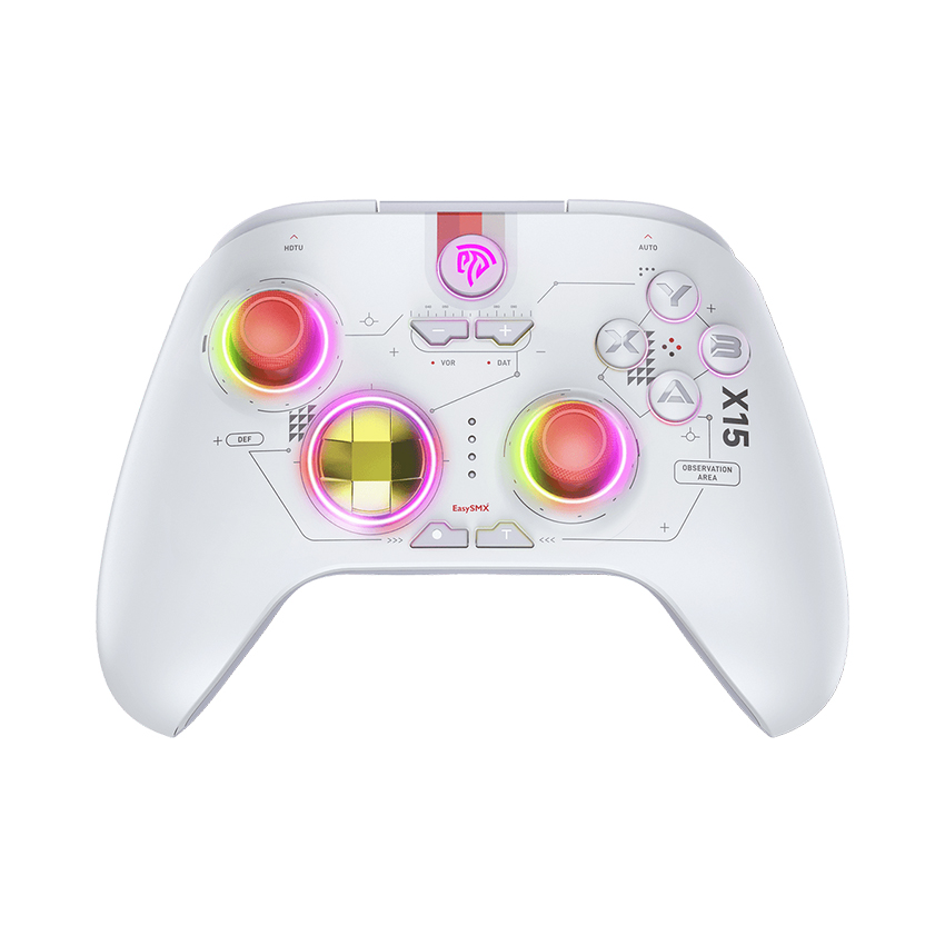 89420_tay_cam_choi_game_khong_day_easysmx_x15_gaming_mau_trang Tay cầm chơi game không dây EasySMX X15 Gaming Màu Trắng (for PC/Switch/iOS/Android/ Steam Deck)