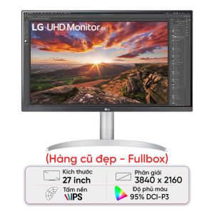 Màn hình LG 27UP850-W (27 inch/UHD/IPS/60Hz/5ms) - Cũ đẹp (Full box)