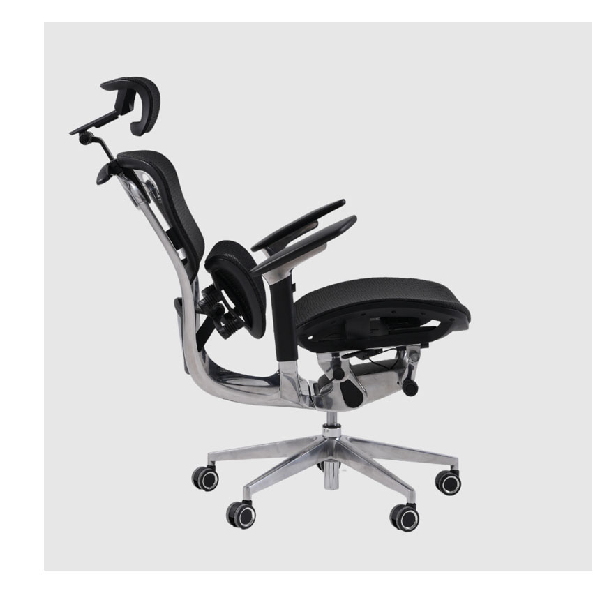 Ghế công thái học GAMI Crom Pro Black