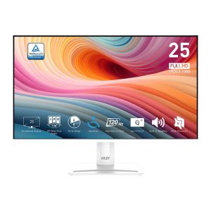 Màn hình MSI PRO MP251W E2 (24.5 inch/FHD/IPS/120Hz/1ms/Loa/Trắng)