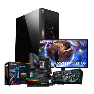 PC HACOM AI ULTRA MAX 005 ( UILTRA CORE 285K/ VGA RTX 5090 MASTER ICE  / GAMING GEAR/ MONITOR 27 " OLED 360Hz )