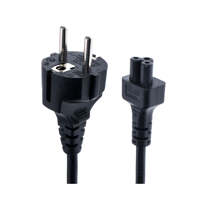 Dây nguồn Laptop 2 chân tròn dài 1,5M - 0.75mm