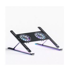 Giá đỡ kèm tản nhiệt Laptop Boneruy P11F Màu Xám (11-17.3 inch) hợp kim nhôm