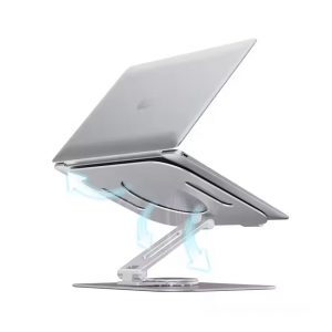 Giá đỡ Laptop Boneruy L04 Màu Bạc (14-17.3 inch) Xoay 360 Độ, hợp kim nhôm