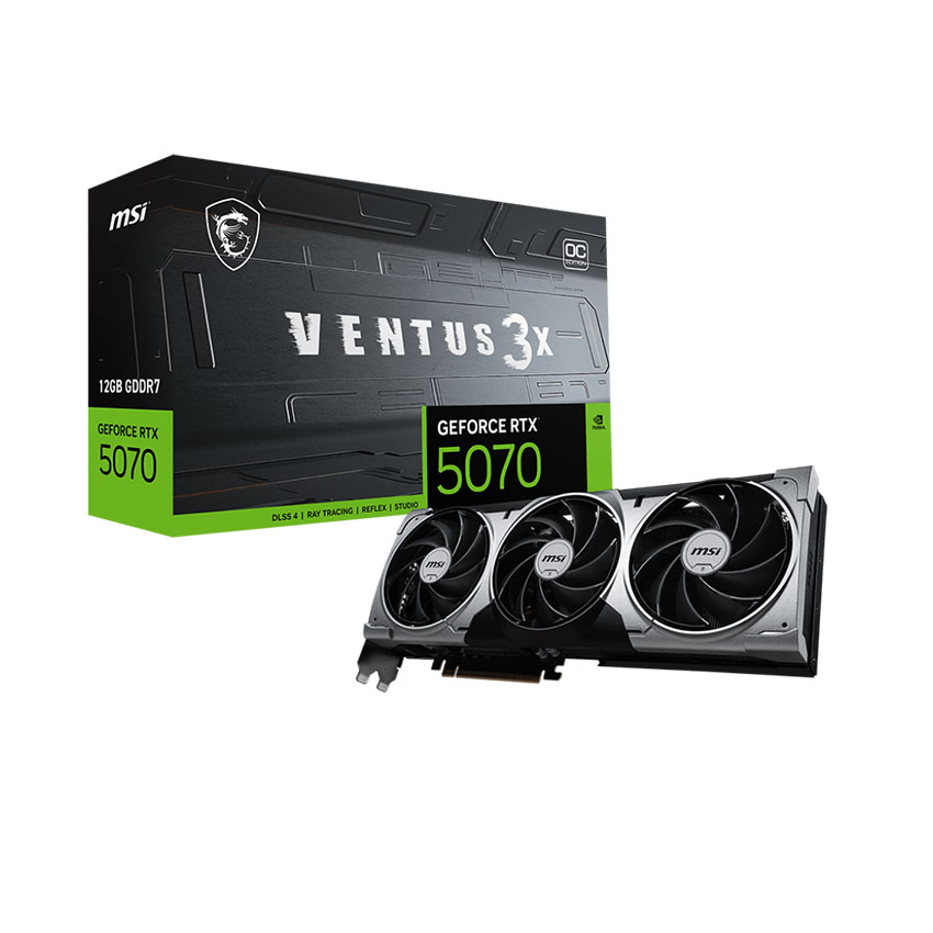Card màn hình MSI RTX 5070 12G VENTUS 3X OC